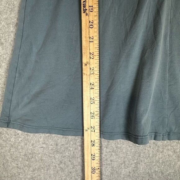 Eileen Fisher Womens Size Small Pullover Tunic Top Blue Gray V Neck Long Sleeve - Picture 4 of 7